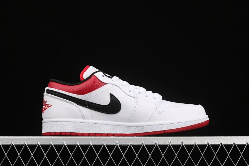 All categories Air Jordan Jordan series basketball shoes Air Jordan 1 Low G version pure original Air Jordan 1 Low AJ1 Joe 1 white black red cultural and leisure sports sneakers 553558-118